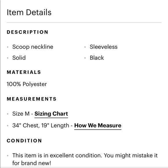 Guess Black Sleeveless Tank Top - Picture 3 of 3